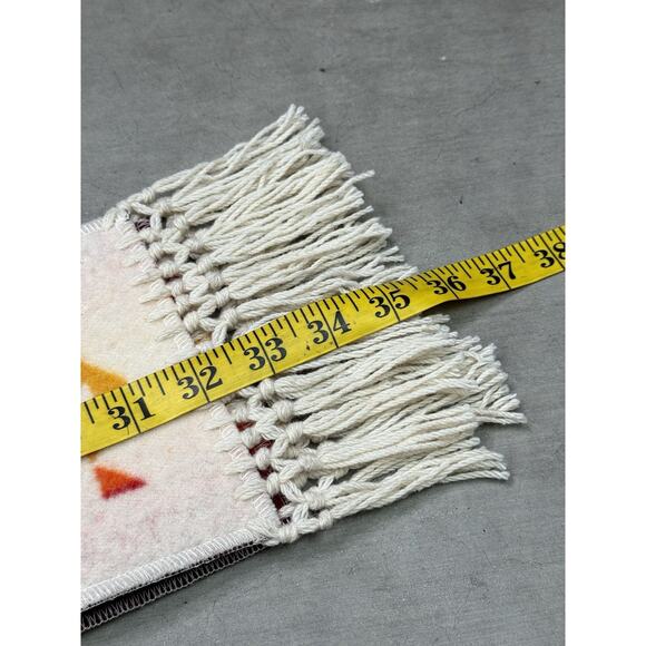 Pendleton Aztec Reversible Fringe Wool Blanket Scarf - Picture 10 of 10